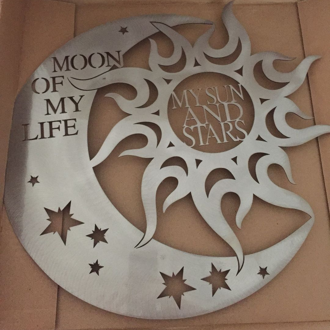 Moon Of My Life Metal Sign