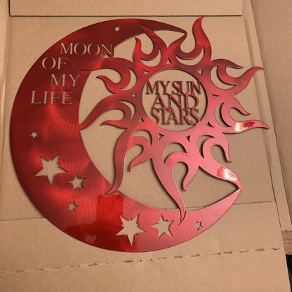 Moon Of My Life Metal Sign