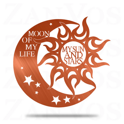 Moon Of My Life Metal Sign