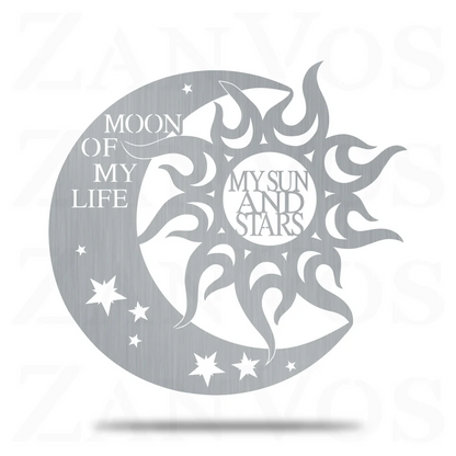 Moon Of My Life Metal Sign