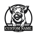 Personalized Farm Life Metal Sign