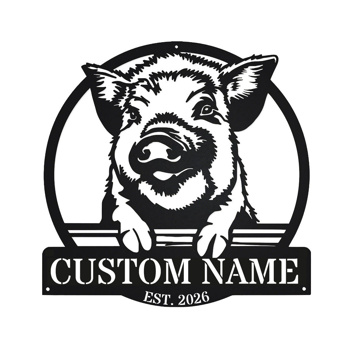 Personalized Farm Life Metal Sign