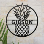 Custom Pineapple Metal Wall Decor