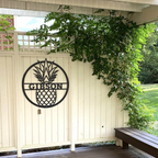 Custom Pineapple Metal Wall Decor