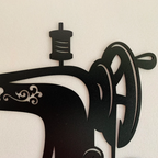 Personalized Sewing Machine Metal Sign