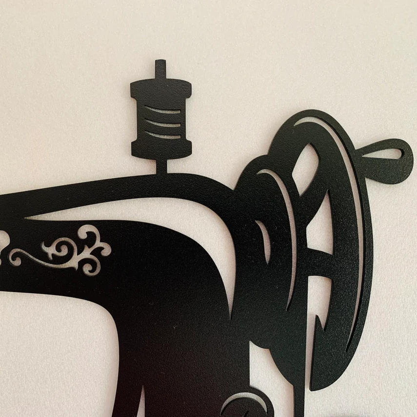Personalized Sewing Machine Metal Sign