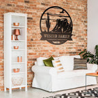 Personalized Desert Oasis Metal Monogram