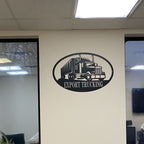 Custom Truck Monogram Metal Sign