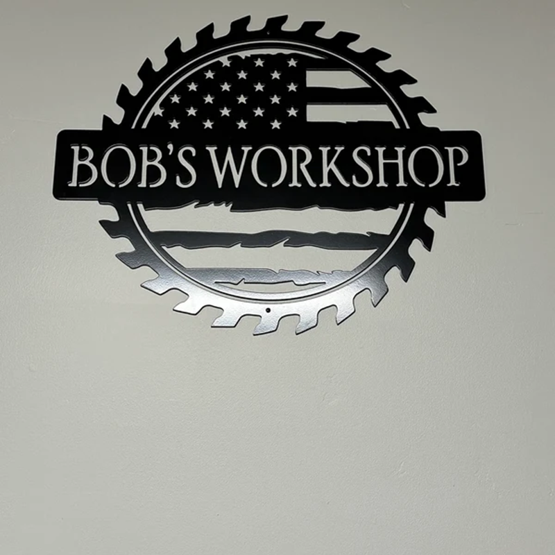 Custom Garage Workshop Metal Signs