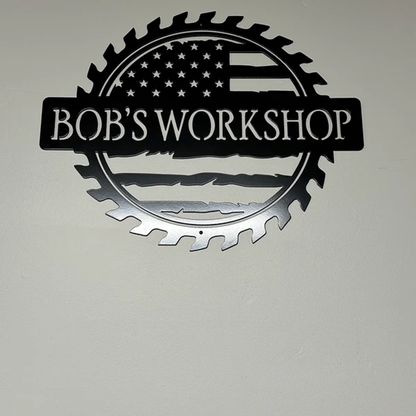 Custom Garage Workshop Metal Signs