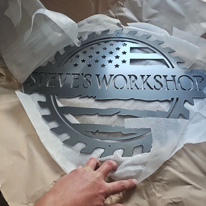 Custom Garage Workshop Metal Signs