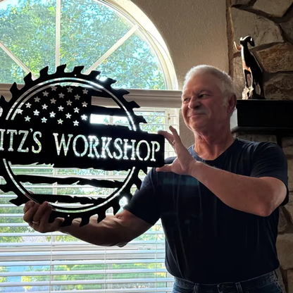 Custom Garage Workshop Metal Signs