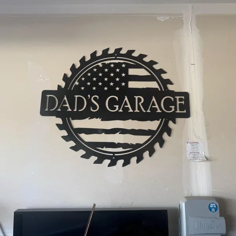 Custom Garage Workshop Metal Signs