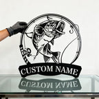 Choose Your Fish Monogram Metal Sign