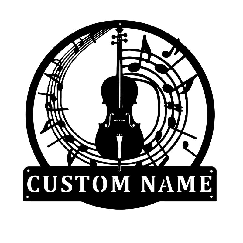 Choose Your Instrument Metal Monogram