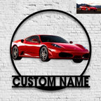 Personalized car photo metal wall Sign