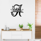 Custom Family Last Name Metal Letter Art