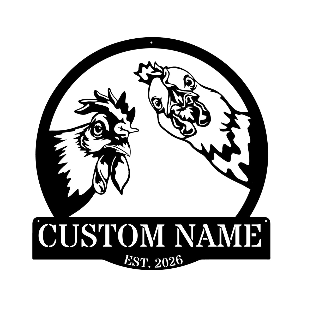 Personalized Farm Life Metal Sign