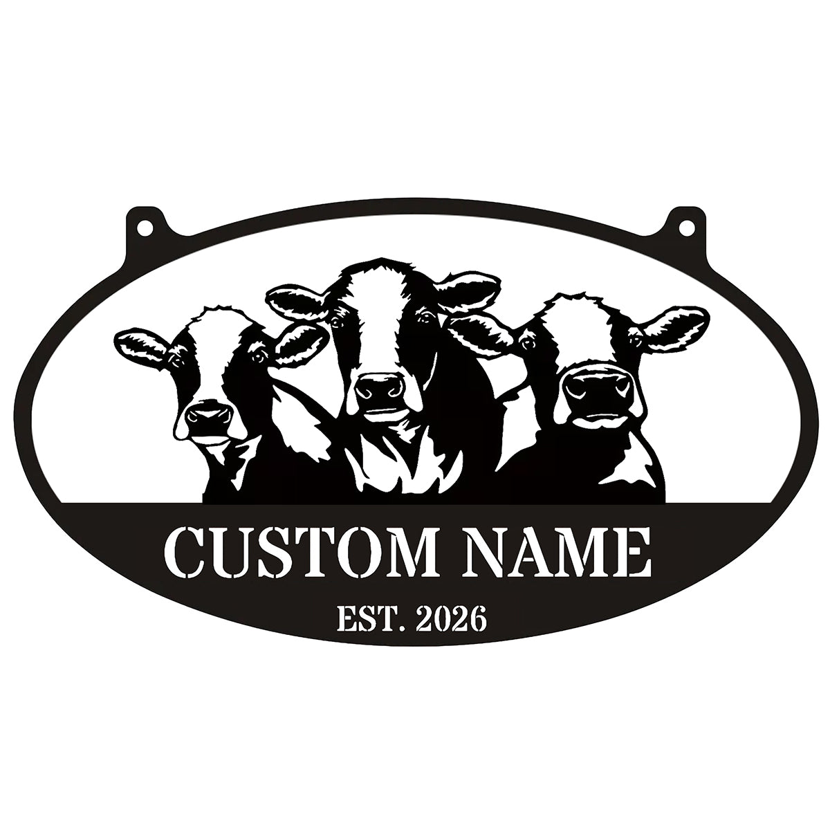 Personalized Farm Life Metal Sign