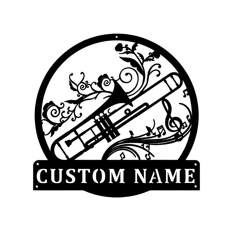 Choose Your Instrument Metal Monogram