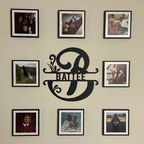 Custom Family Last Name Metal Letter Art