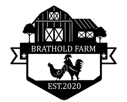 Custom Unique Farm Metal Sign