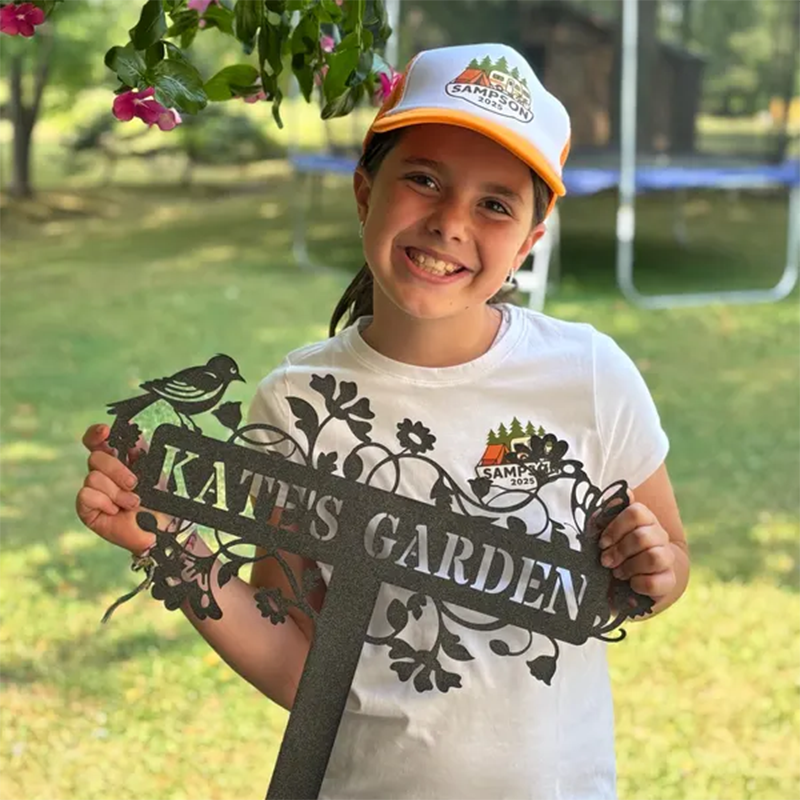 Custom Metal Garden Stake