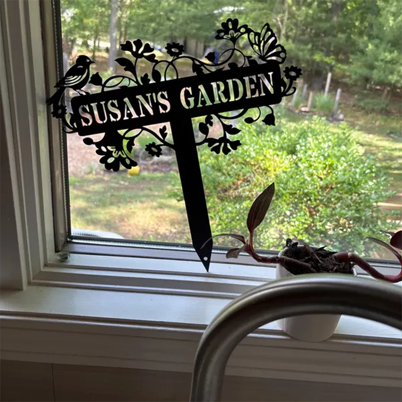 Custom Metal Garden Stake