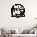 Custom Guitar Metal Monogram