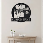 Custom Guitar Metal Monogram