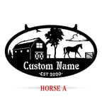 Choose Your Personalized Farm Metal Sign