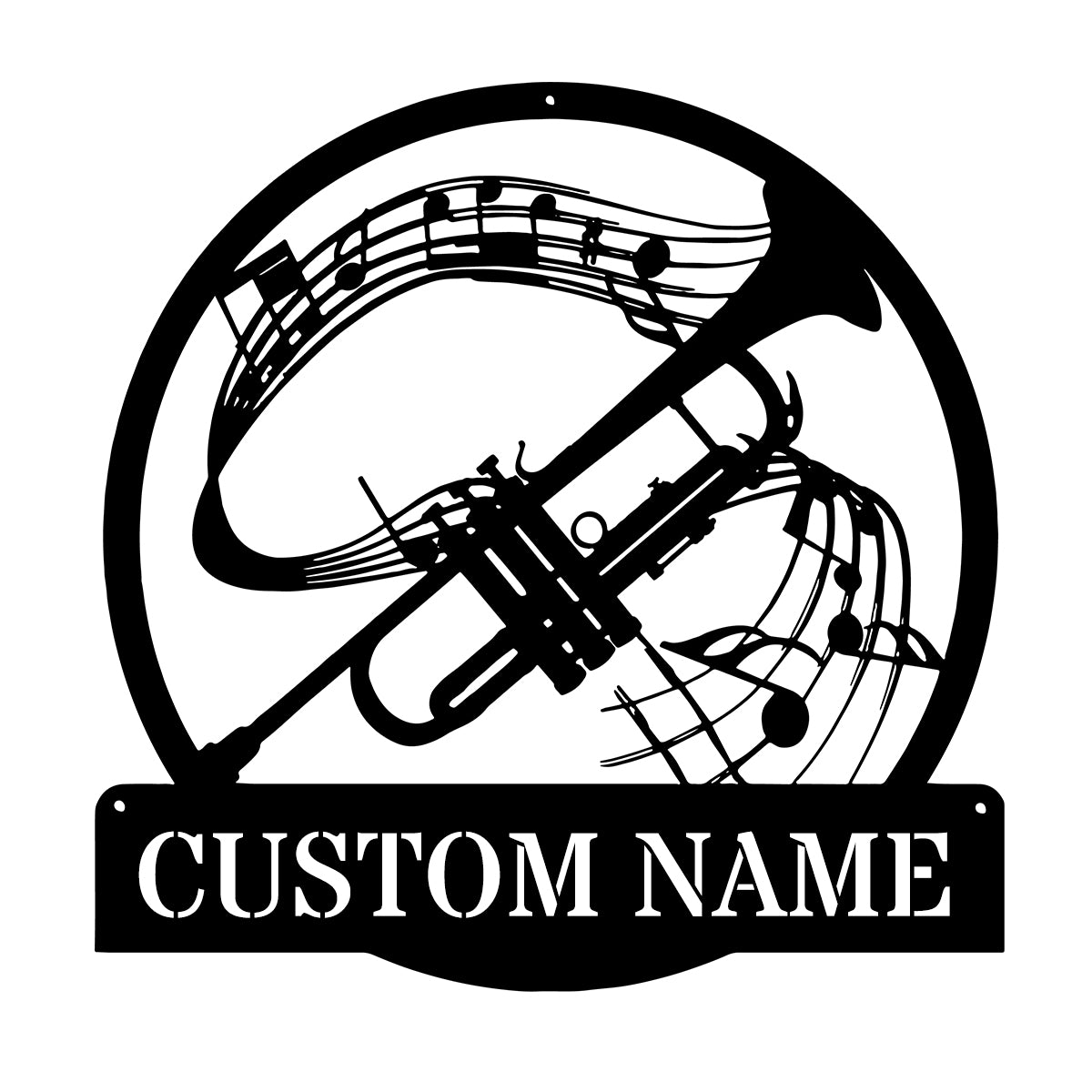 Custom Music Studio Metal Wall Art