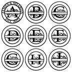 Custom Anniversary Metal Monogram