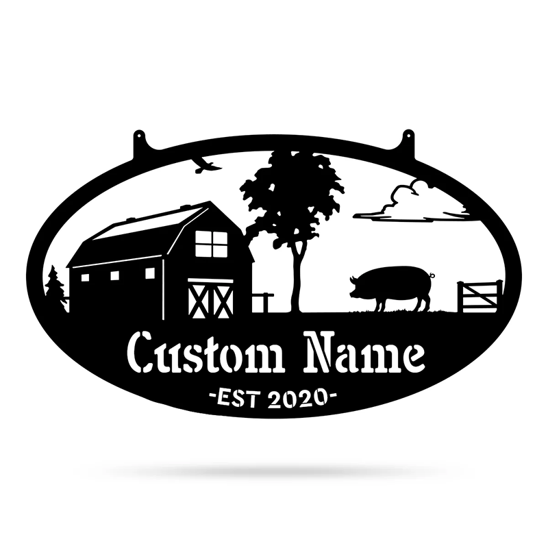 Choose Your Personalized Farm Metal Sign