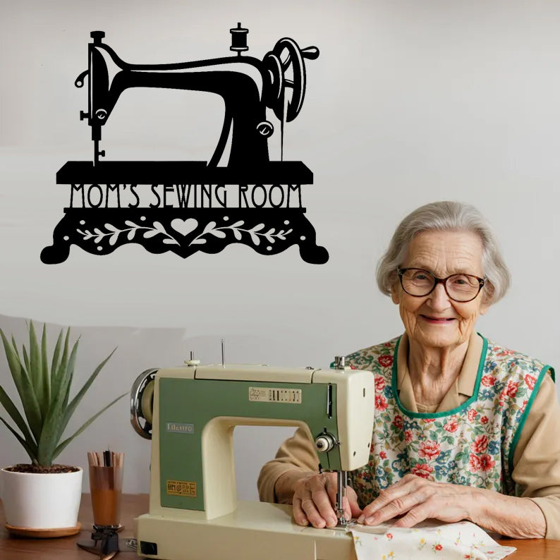 Sewing Room Metal Monogram