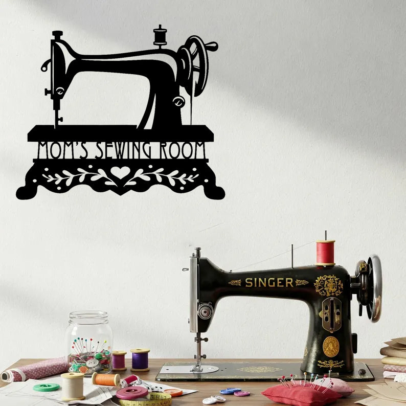 Sewing Room Metal Monogram