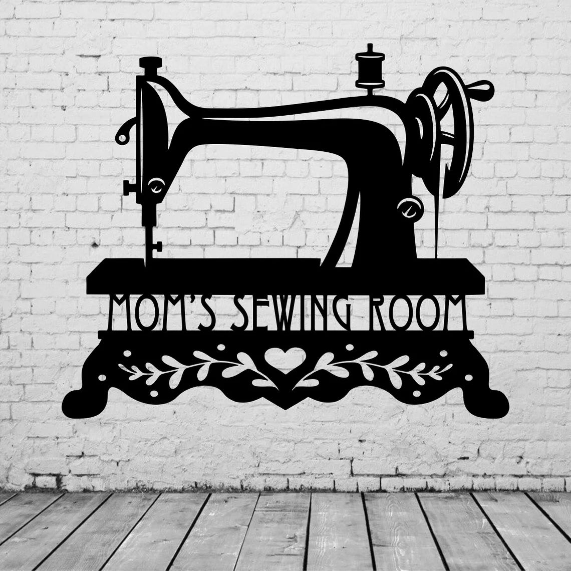 Sewing Room Metal Monogram