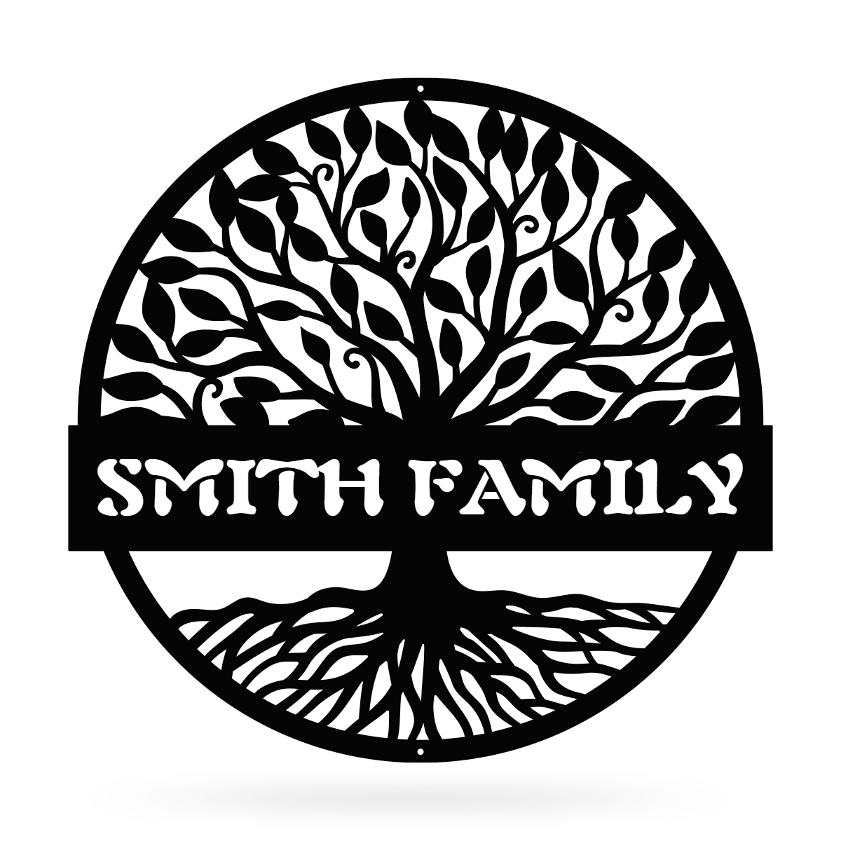 Tree of Life Metal Monogram