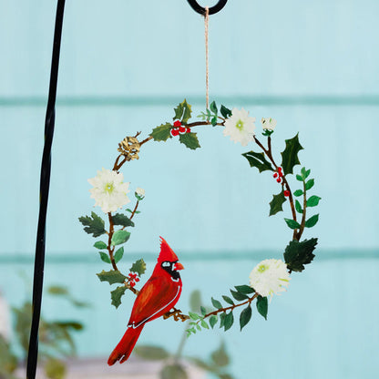 Double-Sided Painted Metal Wreath