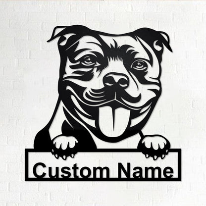 Choose Your Dog Monogram Metal Sign